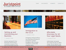 Tablet Screenshot of juristpoint.com